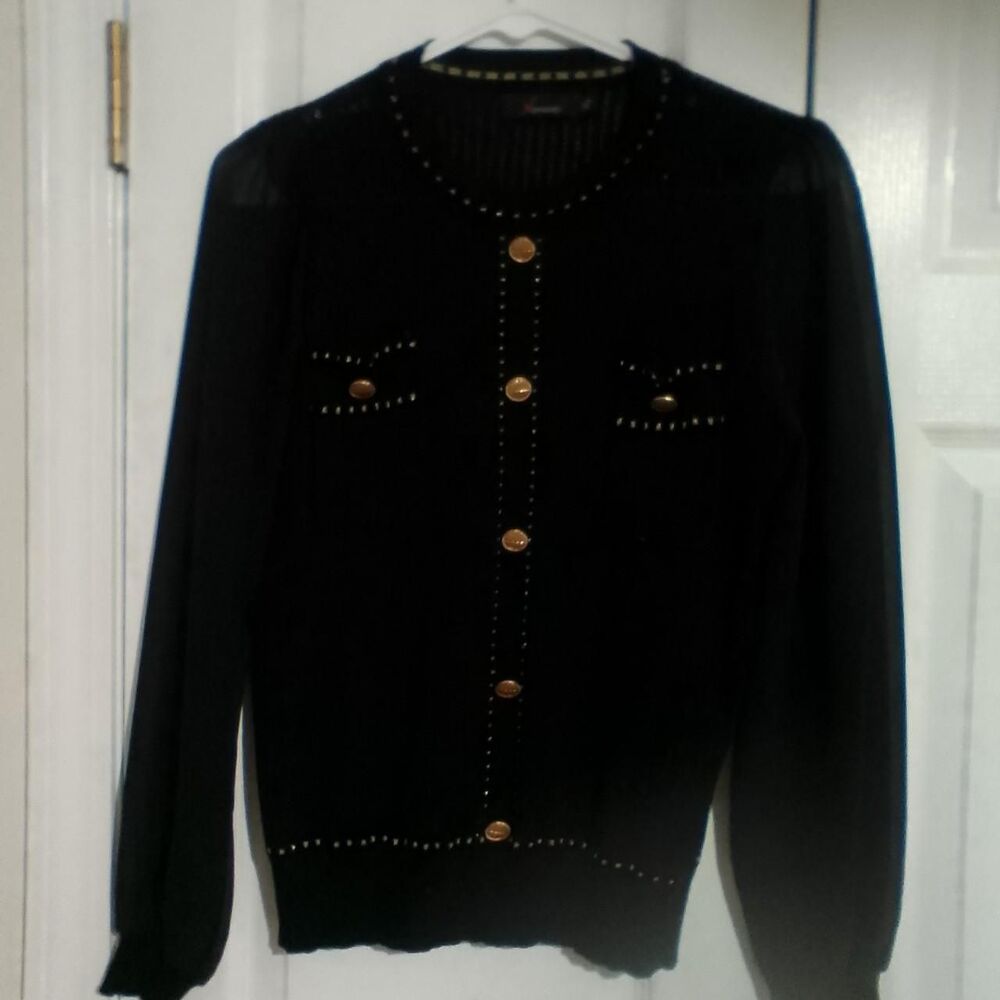 No-brand Women's Black Cardigan